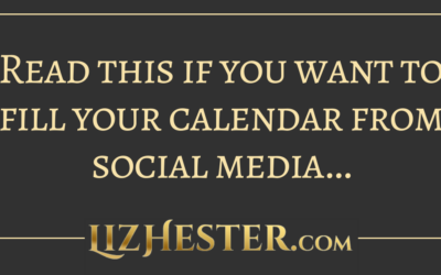 Read this if you want to fill your calendar from social media…